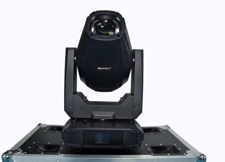 LED Moving Head:LED 300w, Spot Wash Beam 3-in-1, Linear zoom 8-40 degree, Watermark Flame effects